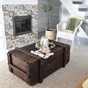 il_1000x1000.4702558608_mr7c.jpg Old chest dark brown coffee table loft rustic style organic reclaimed solid army box wood on wheles massive table military farmhouse MFW