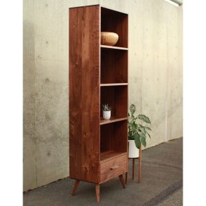 il_1000x1000.4724122516_77pb.jpg Fullstack Bookcase, Mid-Century Modern Vinyl Storage, Mid Century Bookshelf, Modern LP Shelf (Shown in Walnut)
