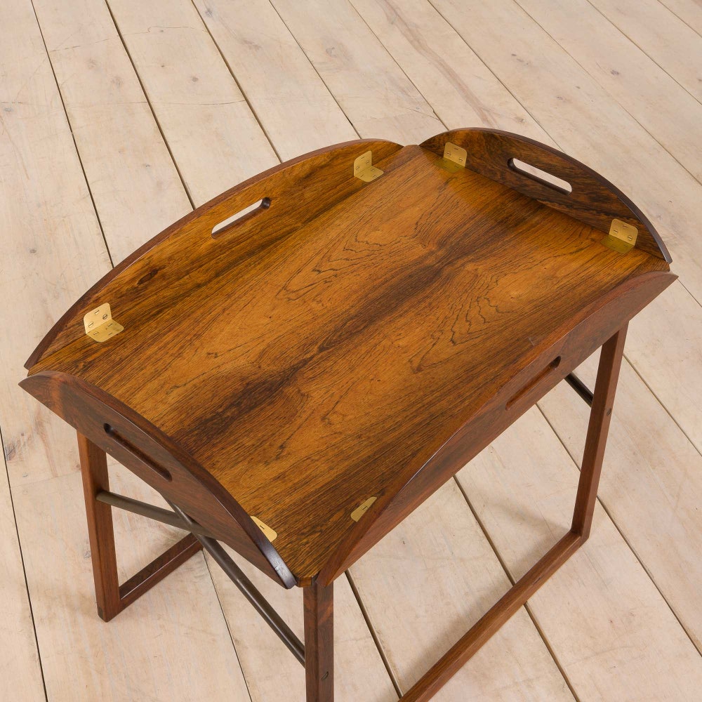 Vintage Rosewood Butler's Tray table by Svend Langkilde, Denmark, 1960s - Image 6