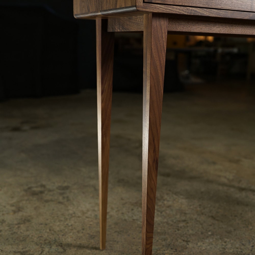 Legard Sofa Table, Modern Entryway Table, Modern Console Table, Wood Rectangular Entry Table, 3 Drawer (Shown in Walnut) - Image 3