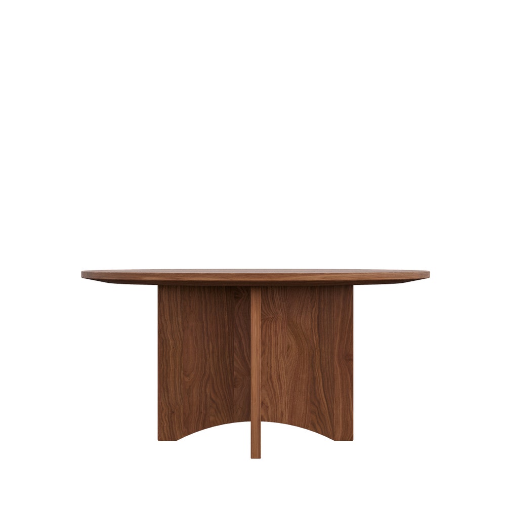 The Taylor Walnut Dining Table, round dining table, circle table, solid wood table - Image 7