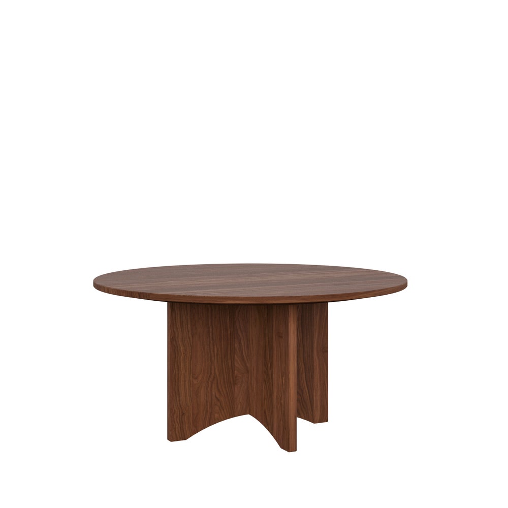 The Taylor Walnut Dining Table, round dining table, circle table, solid wood table - Image 6