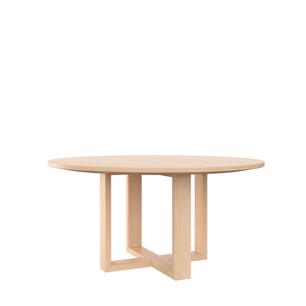 The Coder Maple Dining Table, round dining table, circle table, solid wood table - Image 5