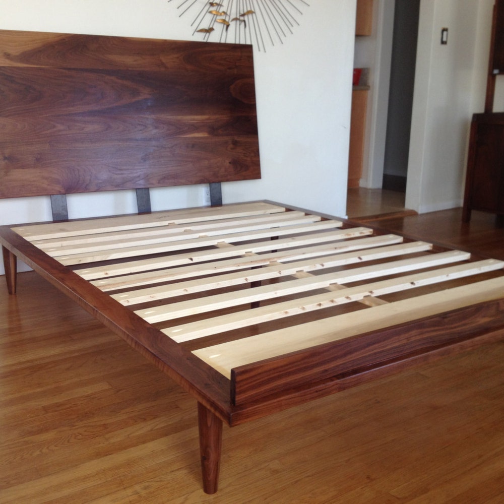 George Nelson-Inspired Bed (Danish Mid Century Modern Style Bed) - Image 2
