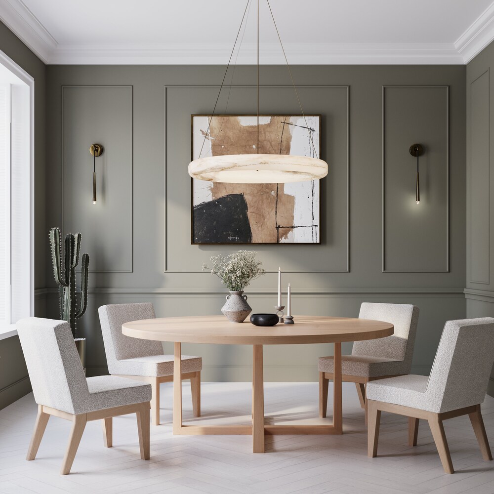 The Florentine Maple Dining Table, Round Maple Dining Table