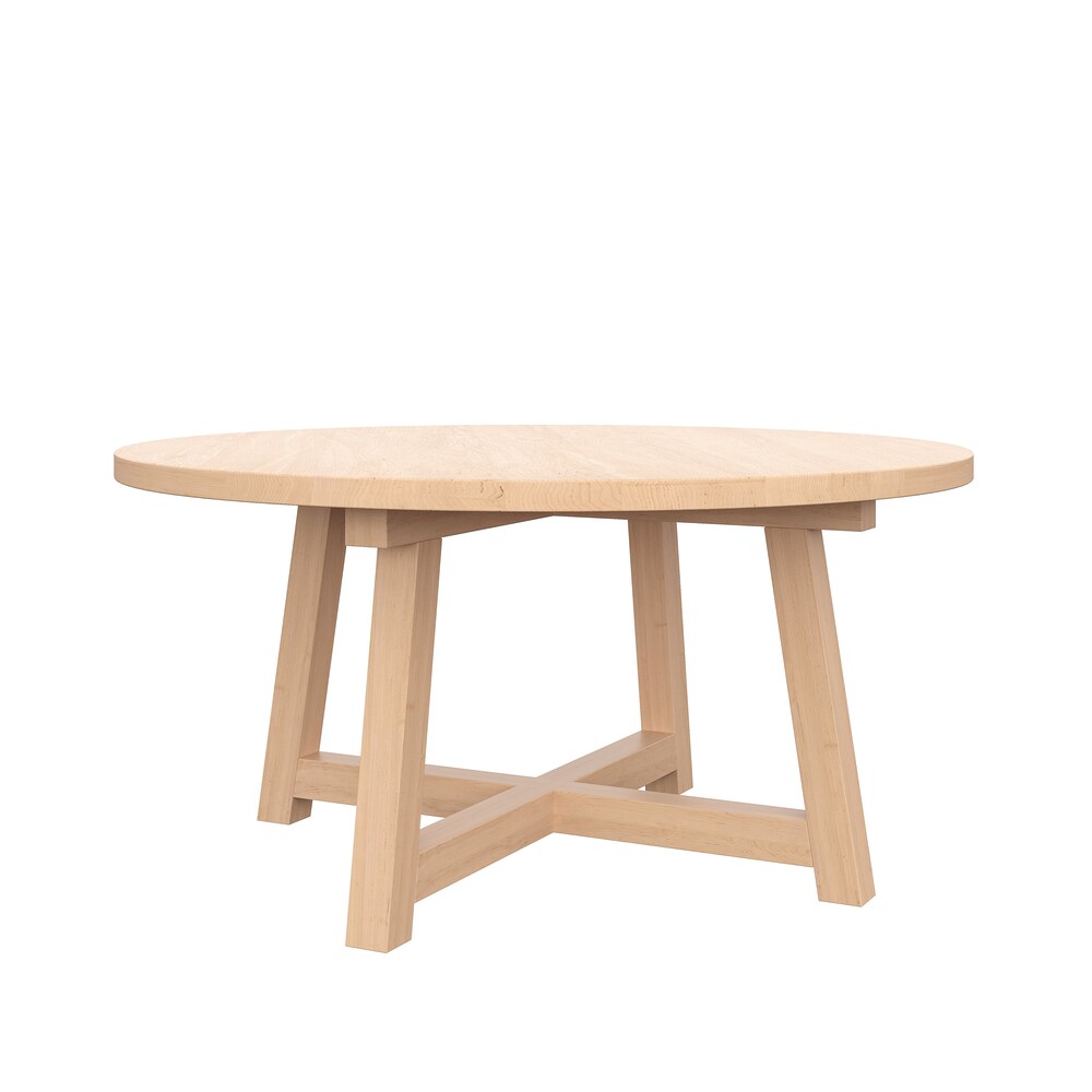 The Croft Maple Dining Table, Round Dining Table - Image 5