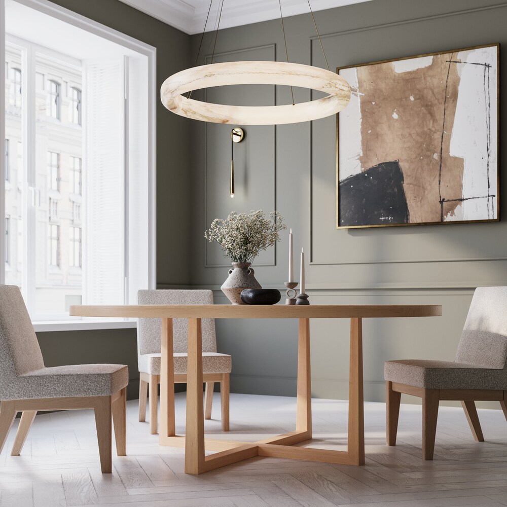 The Florentine Maple Dining Table, Round Maple Dining Table - Image 3