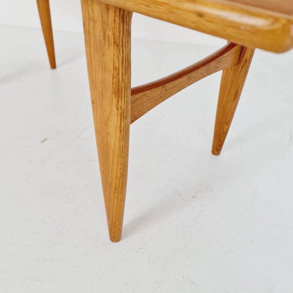 Midcentury Swedish teak and oak coffee table, 1960s - Image 10
