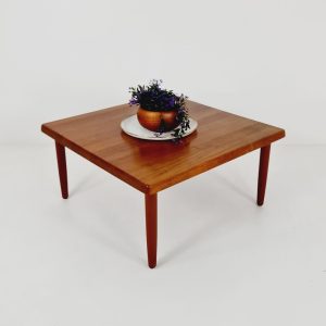 Danish Teak solid coffee table/ side table By Niels Bach for Randers Möbel, 1960s