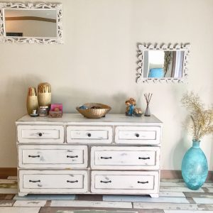 Odum Rustic Wood Dresser | Handmade Chest of Drawers for Bedroom | Farmhouse Storage Cabinet | Custom Solid Wood Furniture