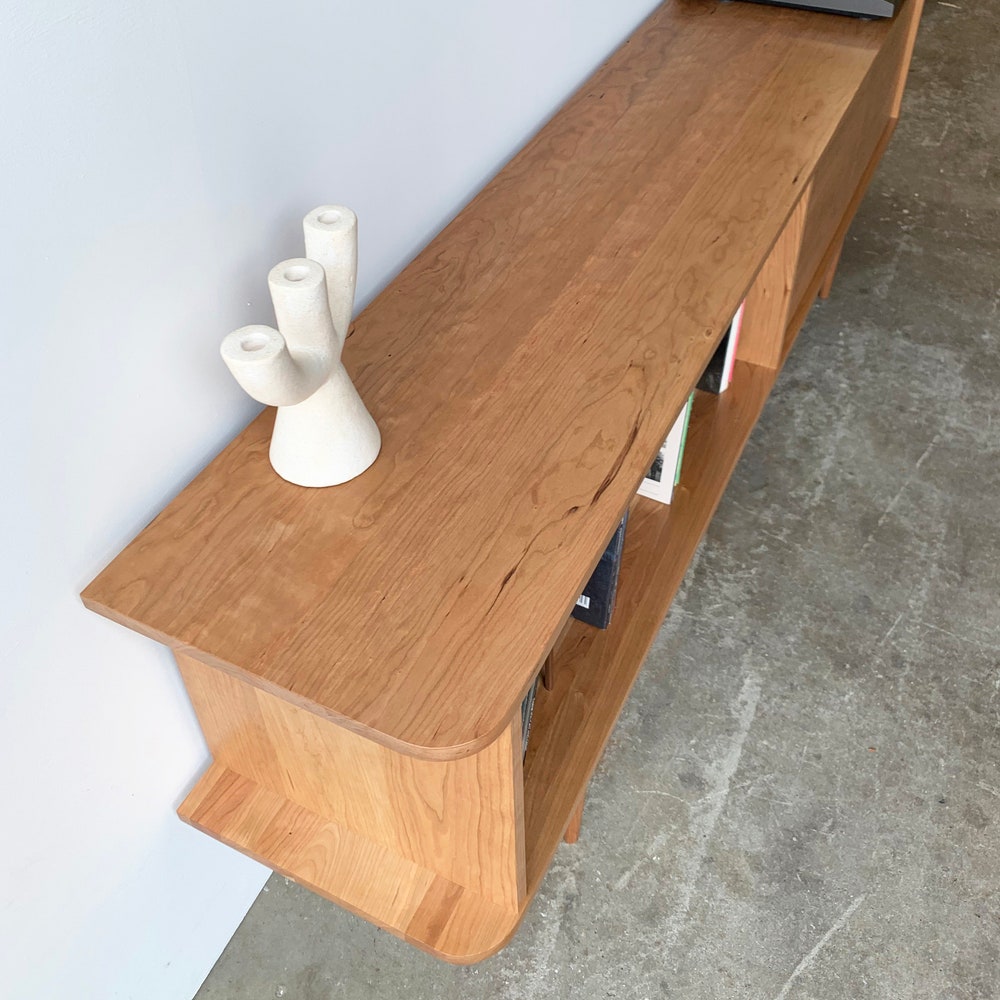 Marui Media Console - Solid Cherry - Clear Finish - In Stock!!! - Image 7