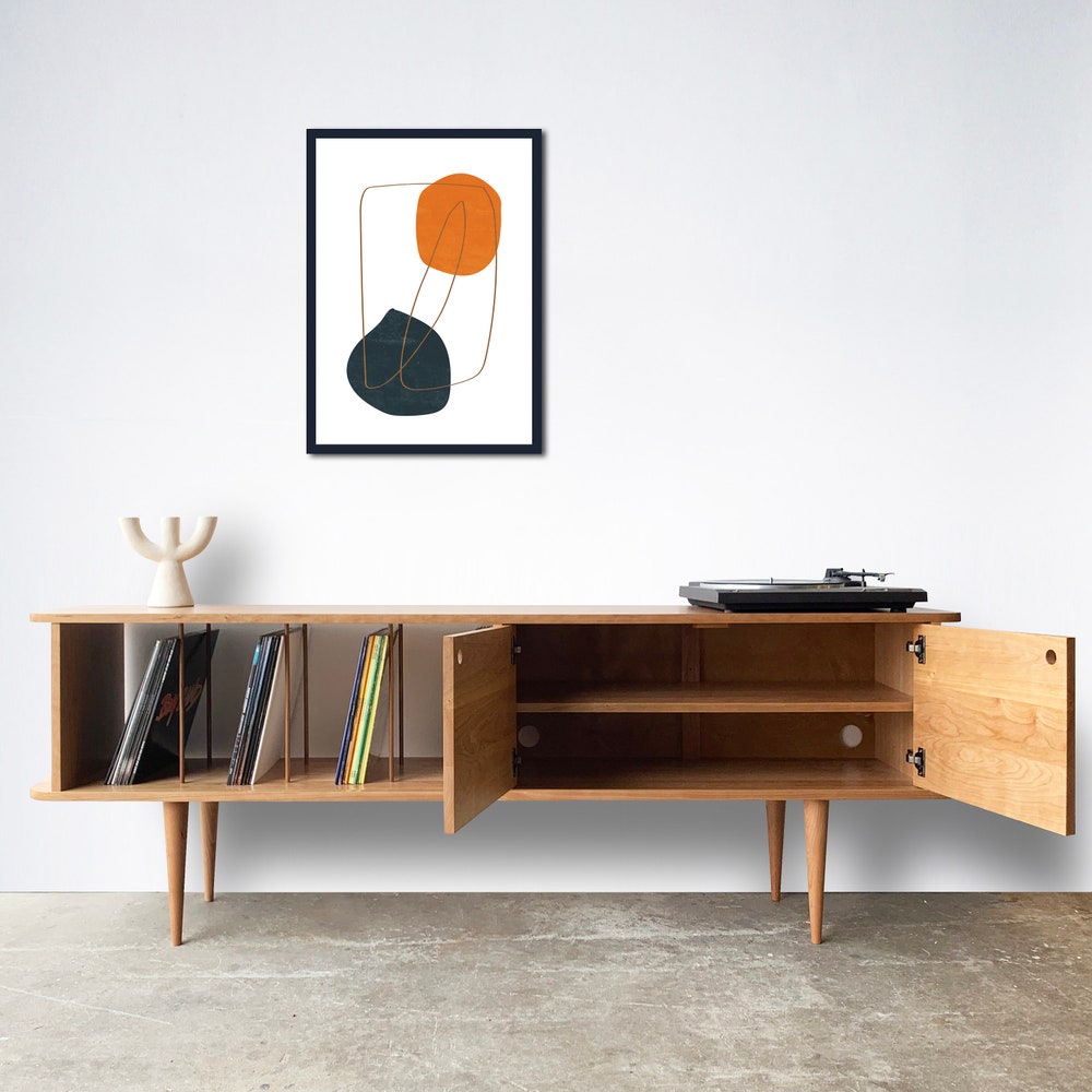 Marui Media Console - Solid Cherry - Clear Finish - In Stock!!! - Image 4