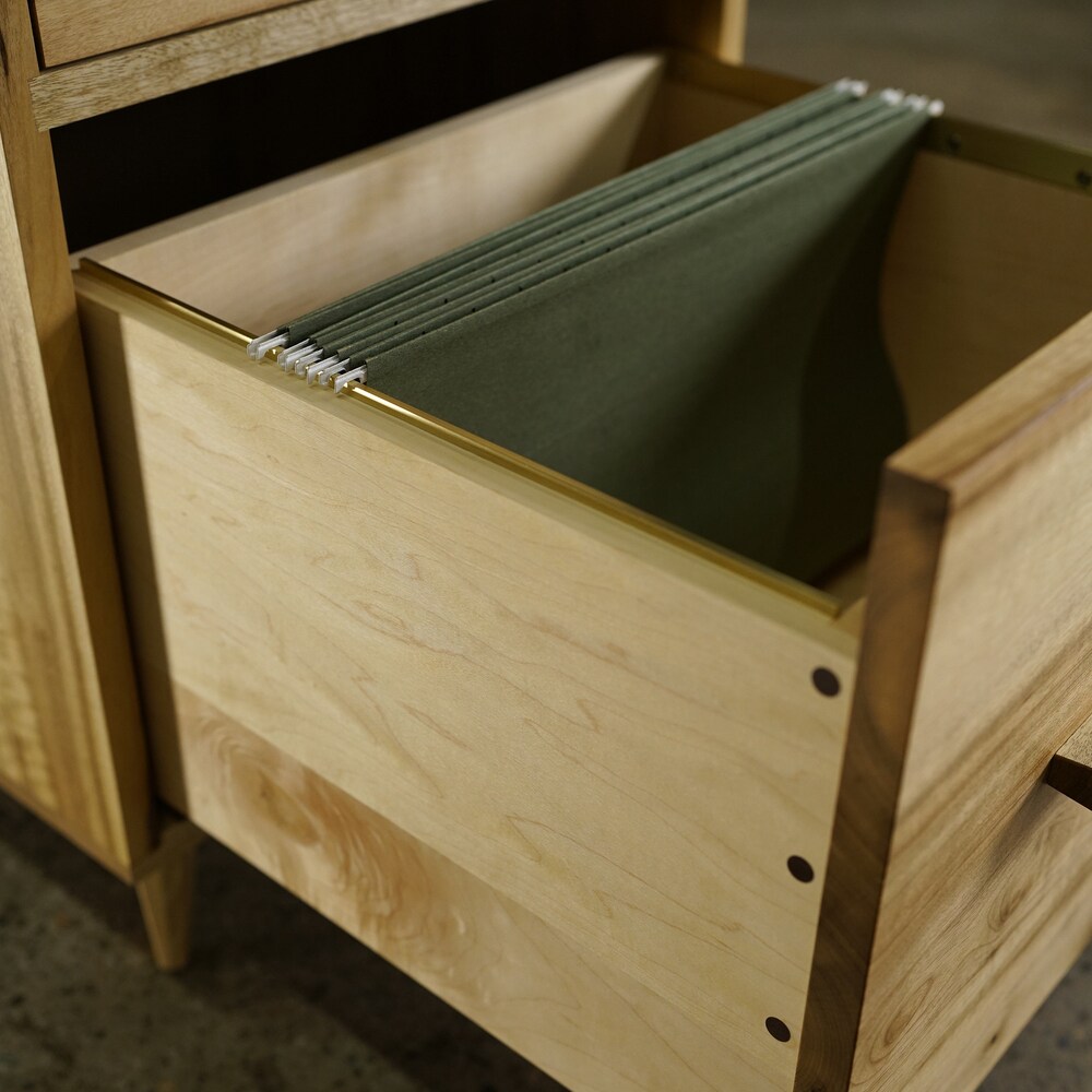 Bakewell Filing Cabinet, Modern Office Cabinet, Modern Home Office, Solid Hardwood File Cabinet (Shown in Myrtle) - Image 4