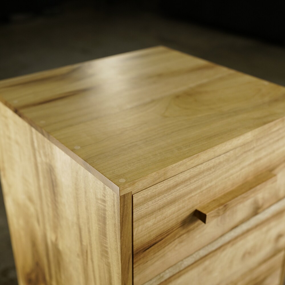 Bakewell Filing Cabinet, Modern Office Cabinet, Modern Home Office, Solid Hardwood File Cabinet (Shown in Myrtle) - Image 2