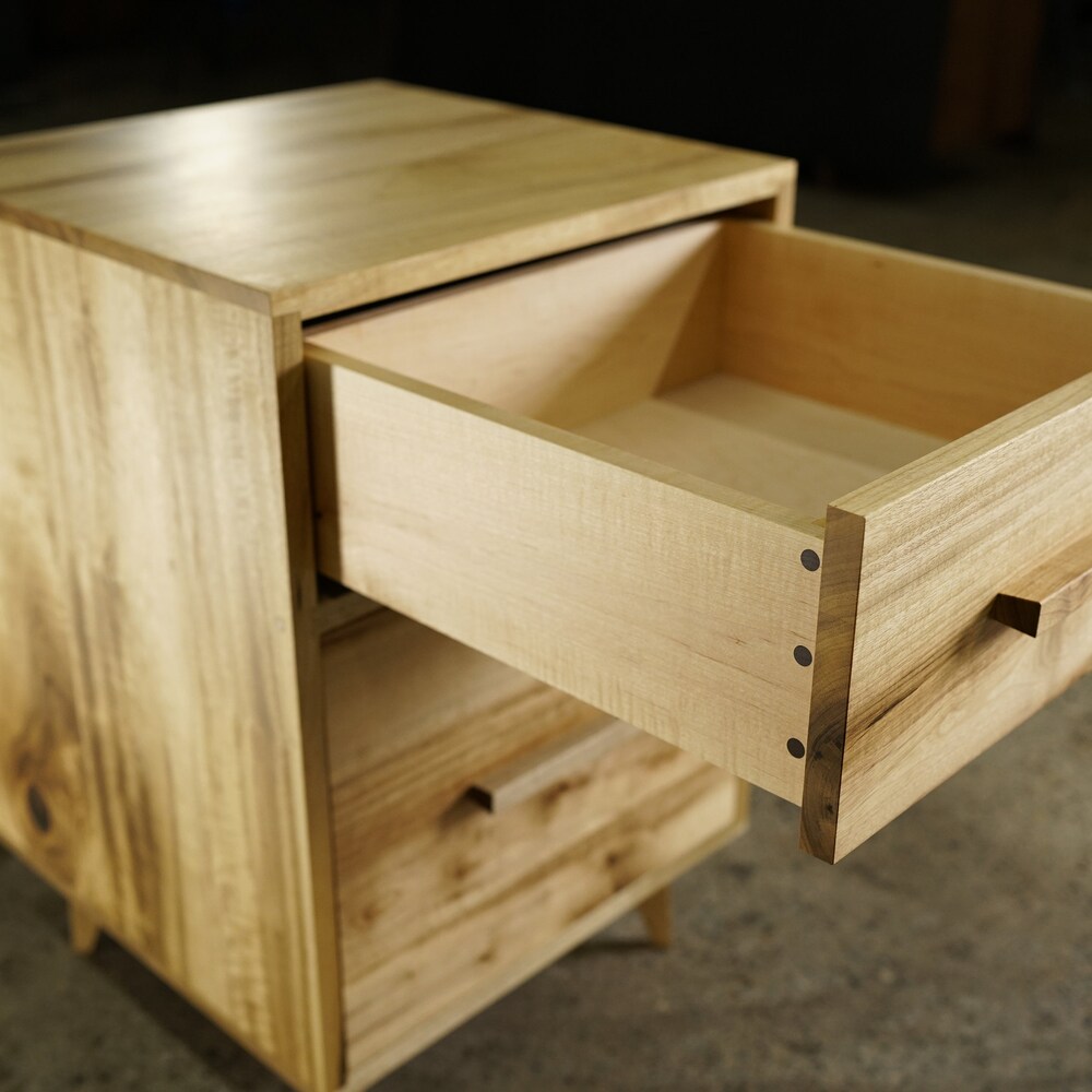 Bakewell Filing Cabinet, Modern Office Cabinet, Modern Home Office, Solid Hardwood File Cabinet (Shown in Myrtle) - Image 3