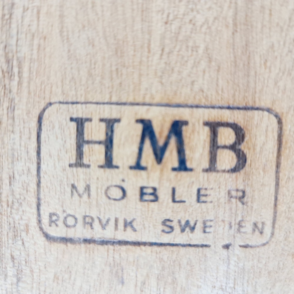 Vintage Swedish teak coffee table by HBM Møbelfabrik, 1960s - Image 9