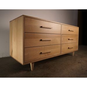 il_1000x1000.5371787571_h3ys.jpg Lowboy Dresser, 6 Drawers, Mid-Century Dresser, Modern Lowboy, 6 Drawer Lowboy, Solid Hardwood Dresser (Shown in White Oak)