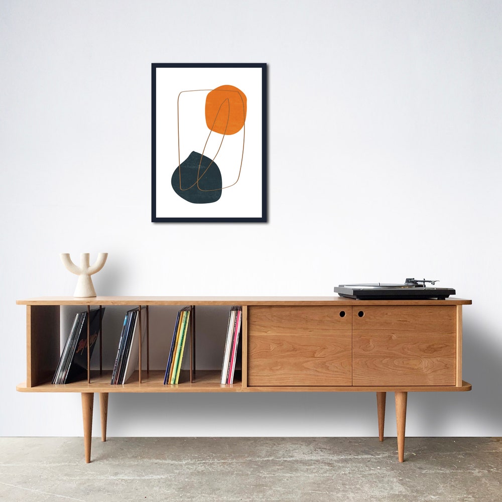 Marui Media Console - Solid Cherry - Clear Finish - In Stock!!!