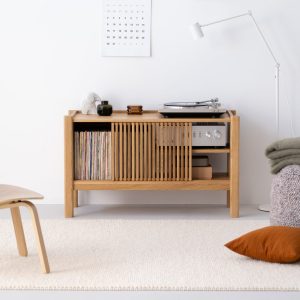 il_1000x1000.5561793483_dkd9-1.jpg JAMM LOW 111 - small record player stand, audio console made of European oak wood