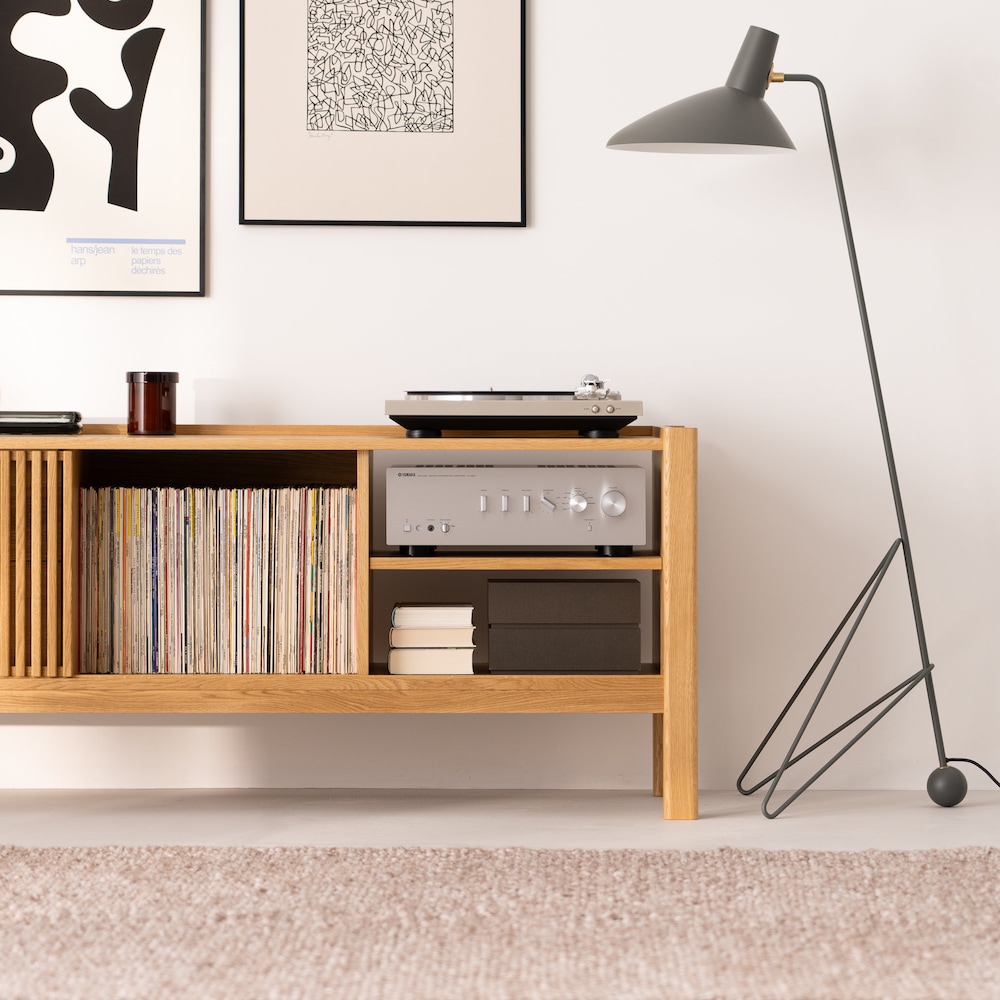 JAMM LOW 160 - record player stand with storage made of solid oak wood - Image 9