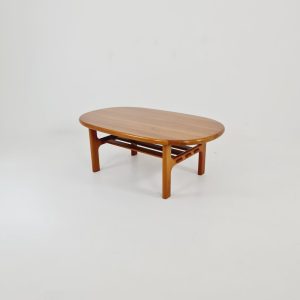 Danish Teak solid coffee table/ side table By Niels Bach for Randers Möbel, 1960s