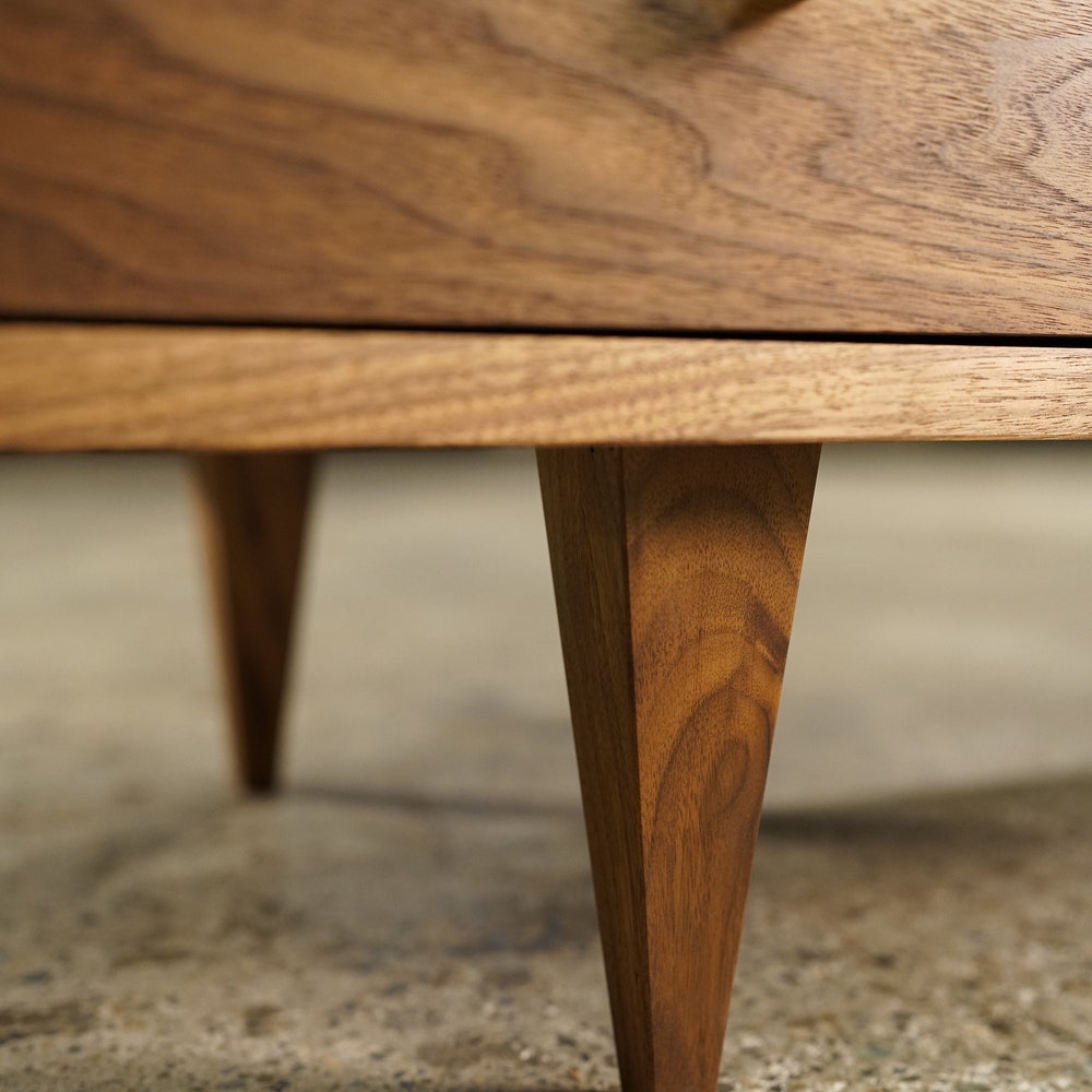 Danish Modern Console, 8 Drawer, Modern Solid Hardwood Sideboard, Modern Credenza (Shown in Walnut) - Image 7