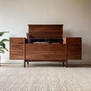 il_1000x1000.5646672325_qe2o-2.jpg The Andersen | Solid Wood | Mid-Century Modern Record Console