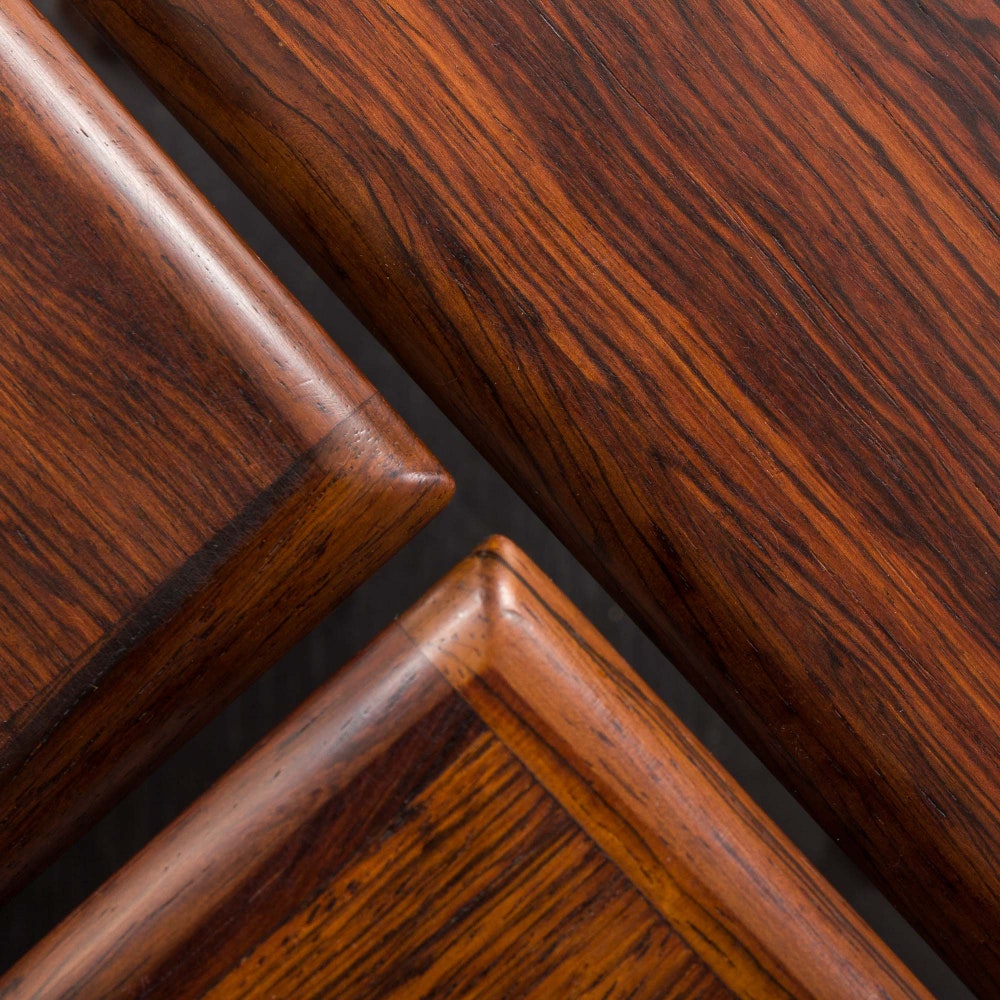 Kai Kristiansen rosewood nesting tables for Vildbjerg Möbelfabrik, Denmark 1960s - Image 6