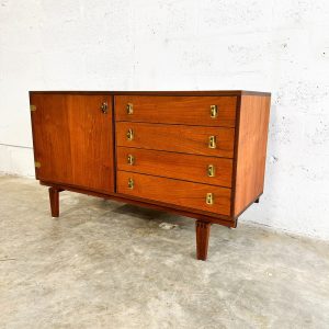 Peter Lovig Nielsen Danish Modern Teak 2-Door Sideboard by for Dansk Designs
