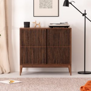 il_1000x1000.5697072551_qh0f-1.jpg TONN HIGH 101 - Record player stand, vinyl record storage made of solid American walnut wood