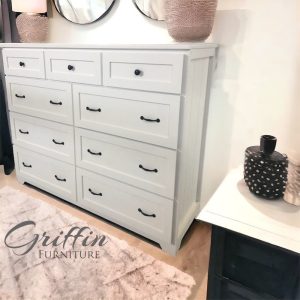 Saint Louis Dresser with Drawers | Solid Wood Chest of Drawers | Bedroom Storage Furniture | Handmade Farmhouse Dresser | Custom Finish