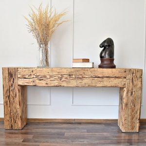 il_1000x1000.5745005752_1w5v.jpg Old beam console table unique wood rustic style country loft organic reclaimed barn wood solid entryway side table modern chic MFW design