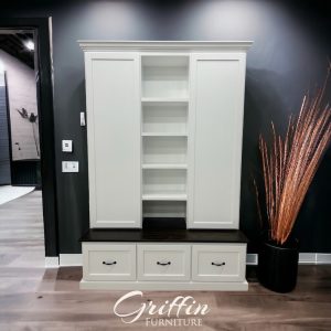 Philadelphia Mudroom Locker Bench | Custom Hall Tree with Hooks & Storage – Entryway Organizer | Farmhouse Coat Rack | Handmade Furniture