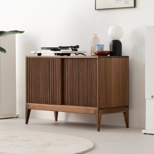 il_1000x1000.5792872073_gnqv-1.jpg TONN 101 – Walnut Wood Record Player Stand - Vinyl Storage