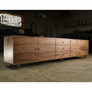 il_1000x1000.5890702586_byg9.jpg Danish Modern Console, 100"W, Mid-Century Modern Credenza, Modern Sideboard, Solid Wood Sideboard (Shown in Walnut)