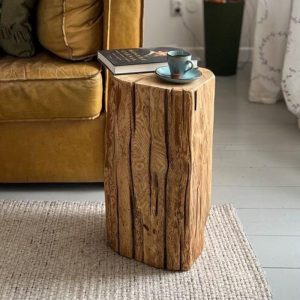il_1000x1000.5901859514_1ztm.jpg Side Table - Stump, Trunk Old Beam Rustic Loft style Modern Farmhouse Design with Authentic Aged Wood Natural light country style MFW design