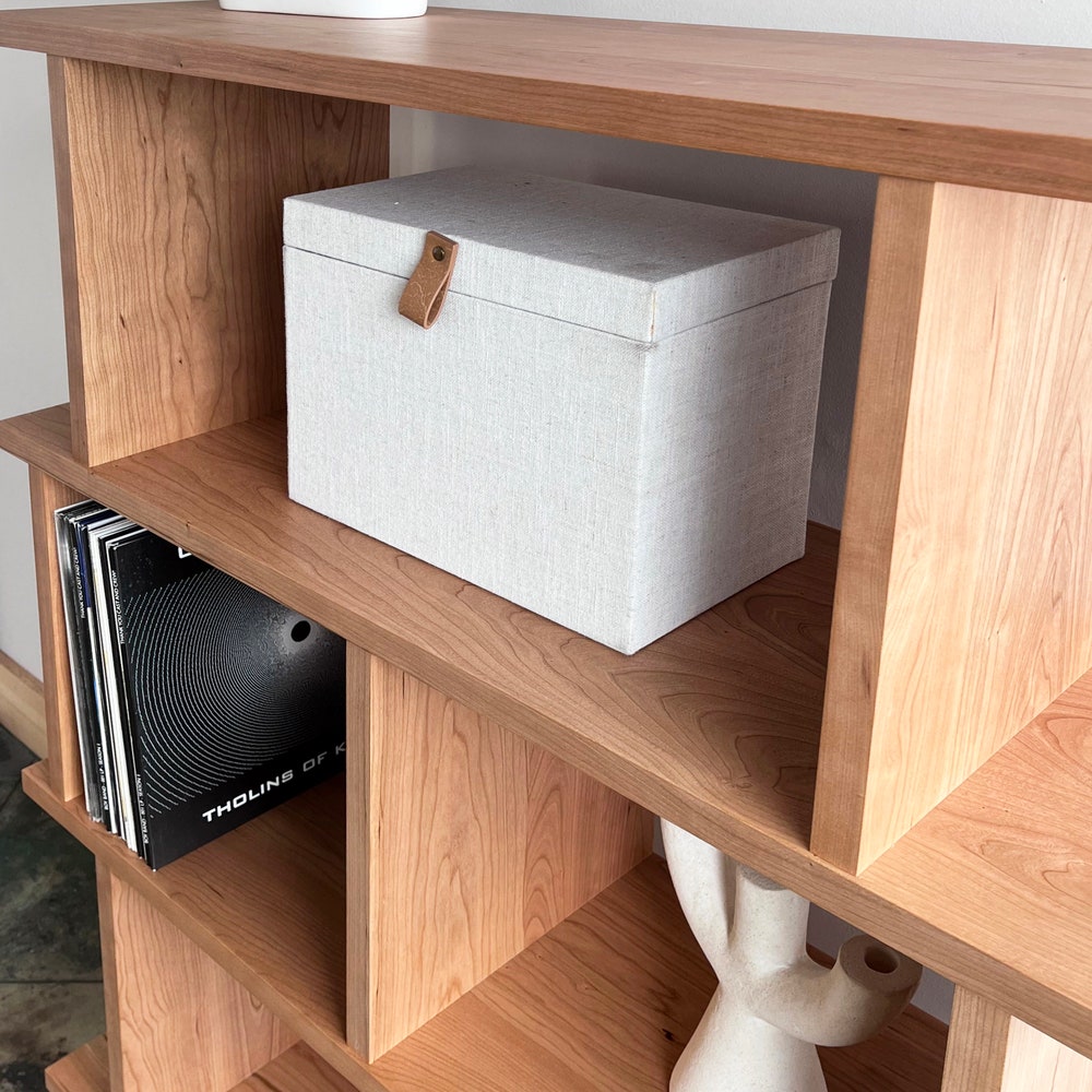 Oxelaand Multilevel Bookcase - Cherry - In Stock! - Image 3