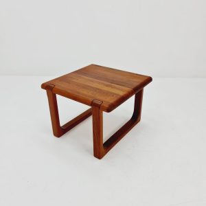 Danish Teak solid coffee table/ side table By Niels Bach for Randers Möbel, 1960s