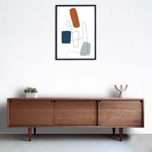 Mercer Media Console - Solid Cherry - 75"- Sliding Doors - In Stock!