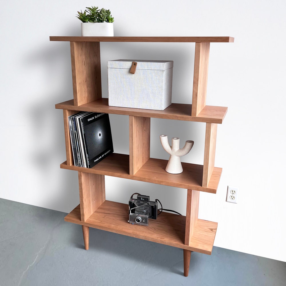 Oxelaand Multilevel Bookcase - Cherry - In Stock! - Image 2