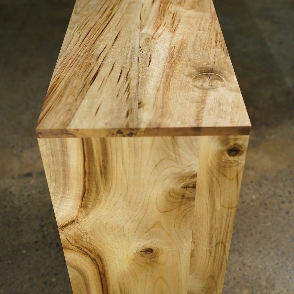 Willis Cabinet, Modern Wood Cabinet, Tall Cabinet with Slat Doors, Solid wood cabinet (Shown in Myrtle) - Image 7