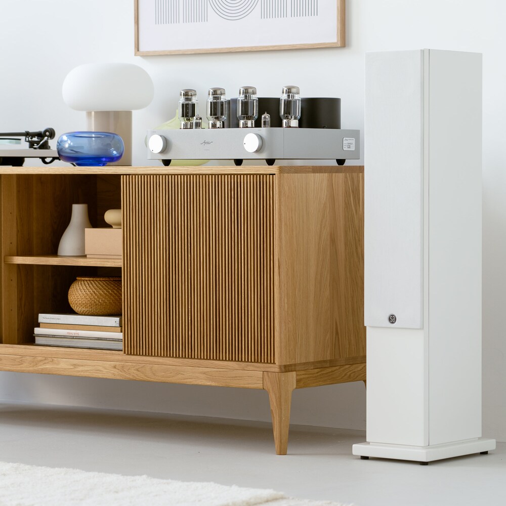 TONN 150 - Record player stand, vinyl record storage made of solid oak wood - Image 7