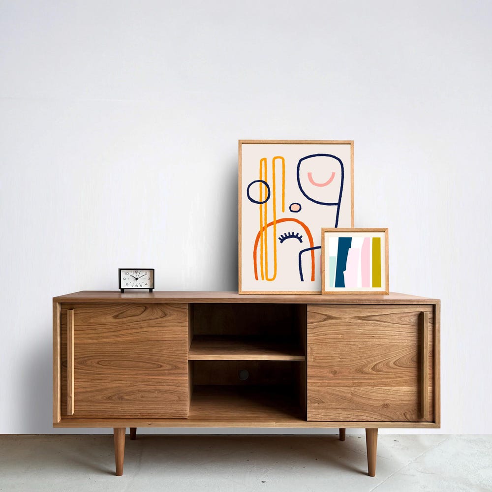 Kasse Credenza / TV Stand - Solid Cherry - Image 3