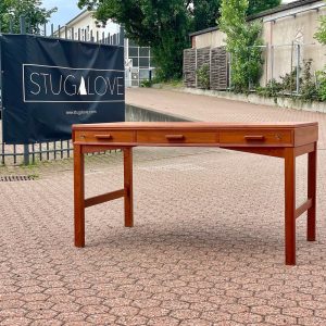 60s Retro Danish Teak Desk Mid Century Desk Vintage Desk table