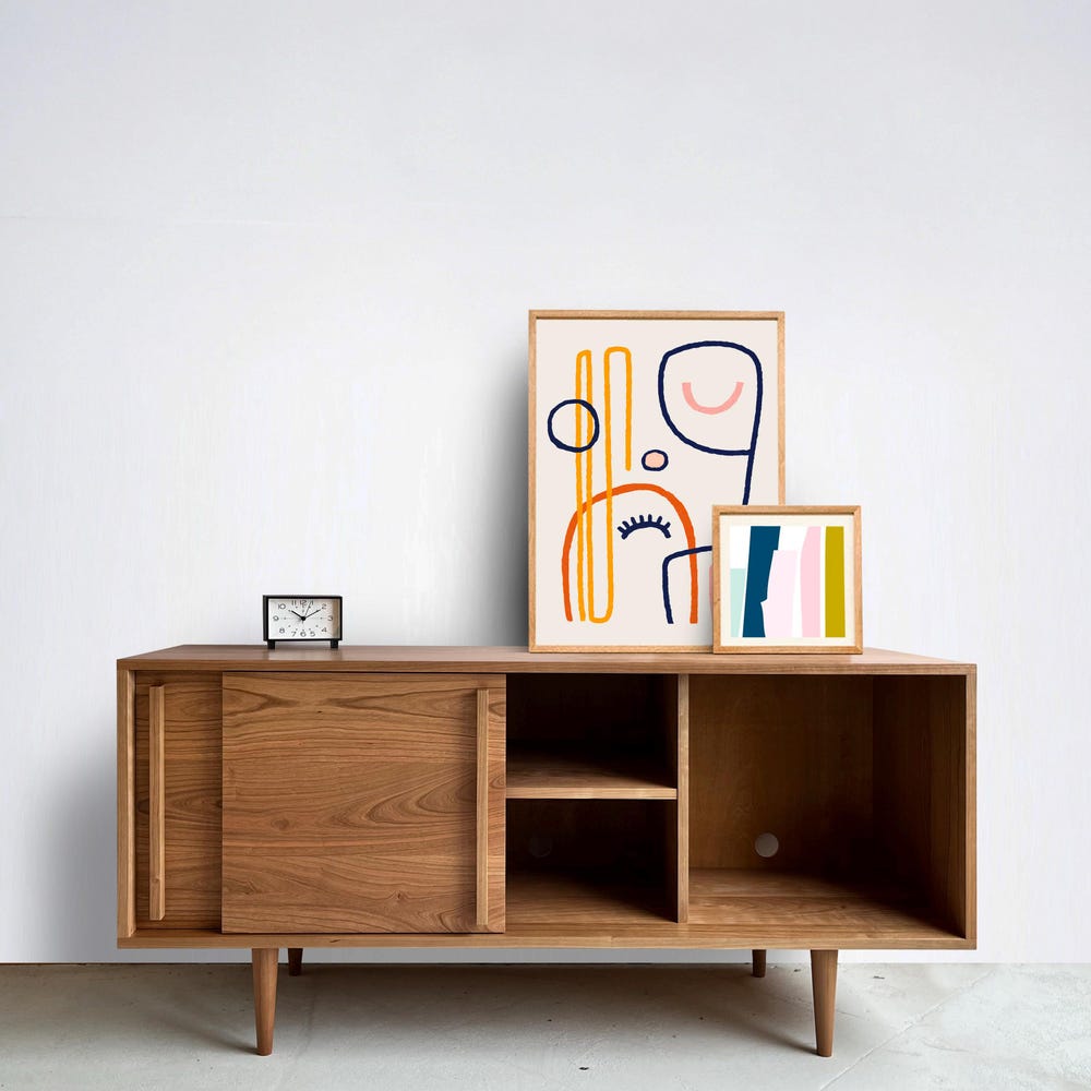 Kasse Credenza / TV Stand - Solid Cherry - Image 2