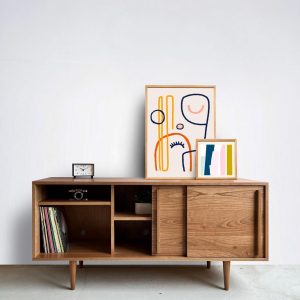 Kasse Credenza / TV Stand - Solid Cherry