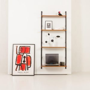 il_1000x1000.6241264823_ru0l.jpg Poul Cadovius walnut wall unit with extra large shelf, Denmark 1960s