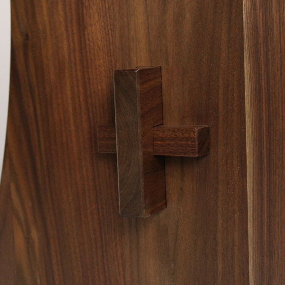 The Rowland Walnut Table, Trestle Dining Table, Family Size Trestle Table, Solid Wood Trestle Table - Image 6