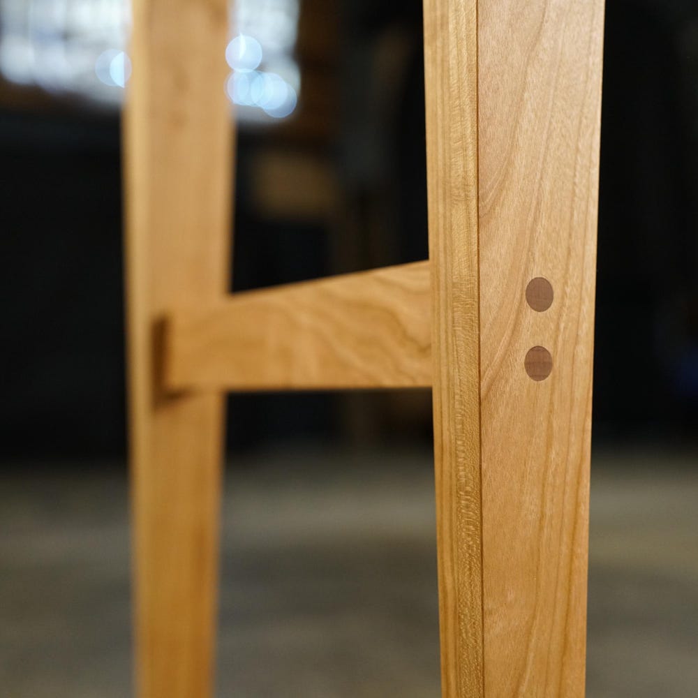 Legard Sofa Table, Modern Entryway Table, Modern Console Table, Wood Rectangular Entry Table, No Drawers (Shown in Cherry) - Image 7