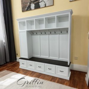 il_1000x1000.6284609216_36fz.jpg Oregon Mudroom Bench with Shoe Storage | 5-Section Hall Tree | Entryway Organizer | Coat Rack | Custom Mudroom Furniture